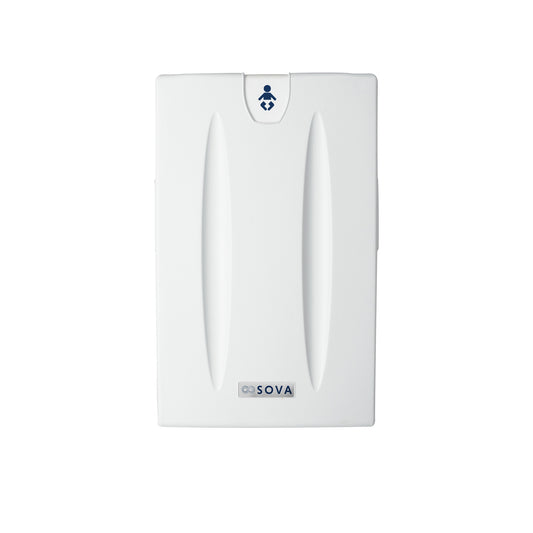 White Origin Vertical Baby Changing Station on a white background