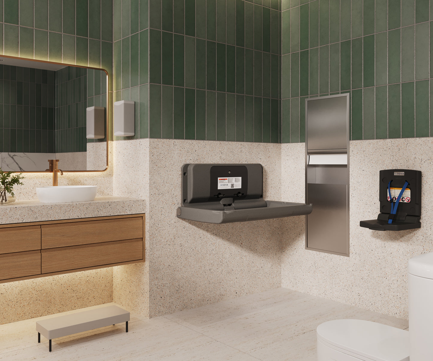 Span Horizontal Baby Changing Station