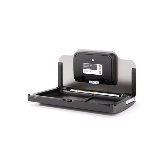 Element LX Horizontal Baby Changing Station with Liner Dispenser and Backsplash