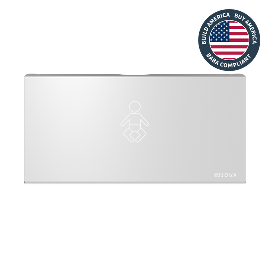 Aura Frameless Surface Mount - Stainless Steel