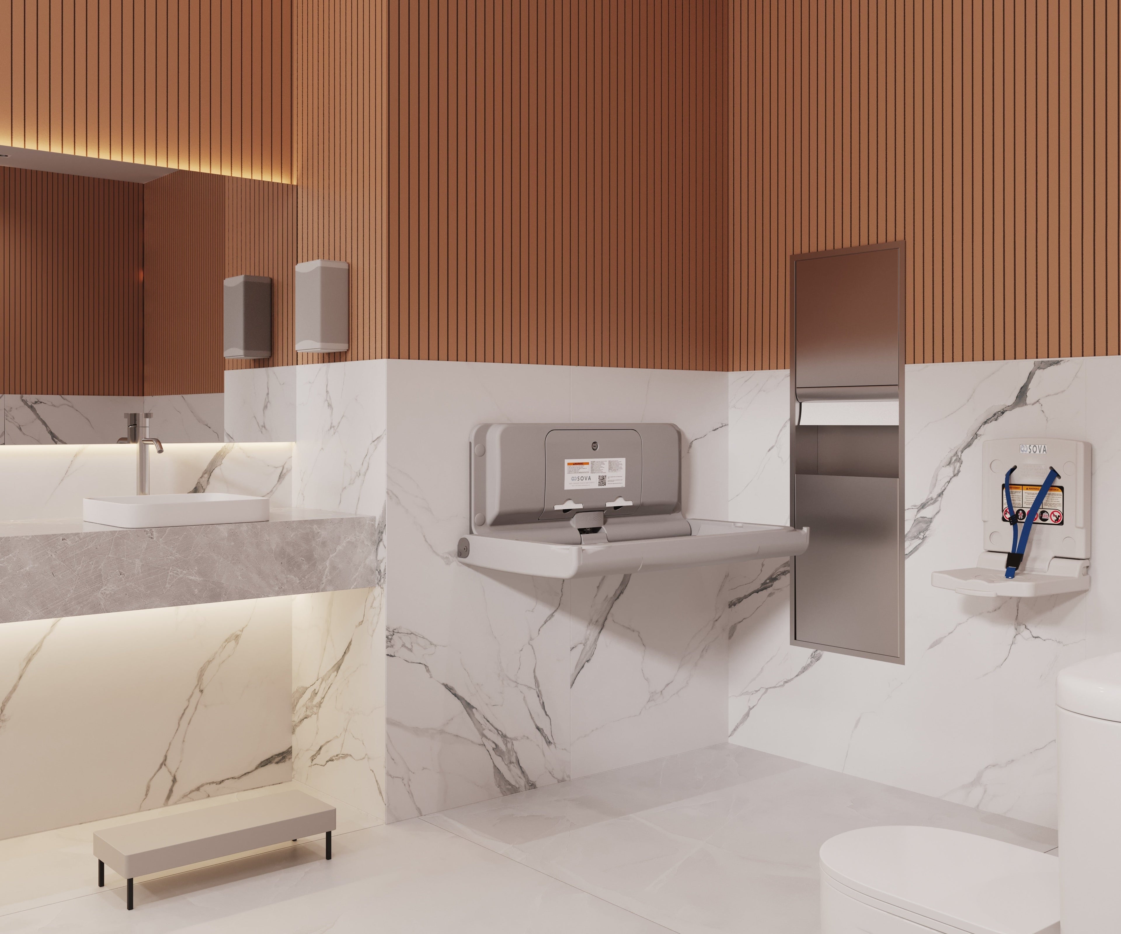 How the EZ Mount Backer Plate Simplifies Baby Changing Station Installation