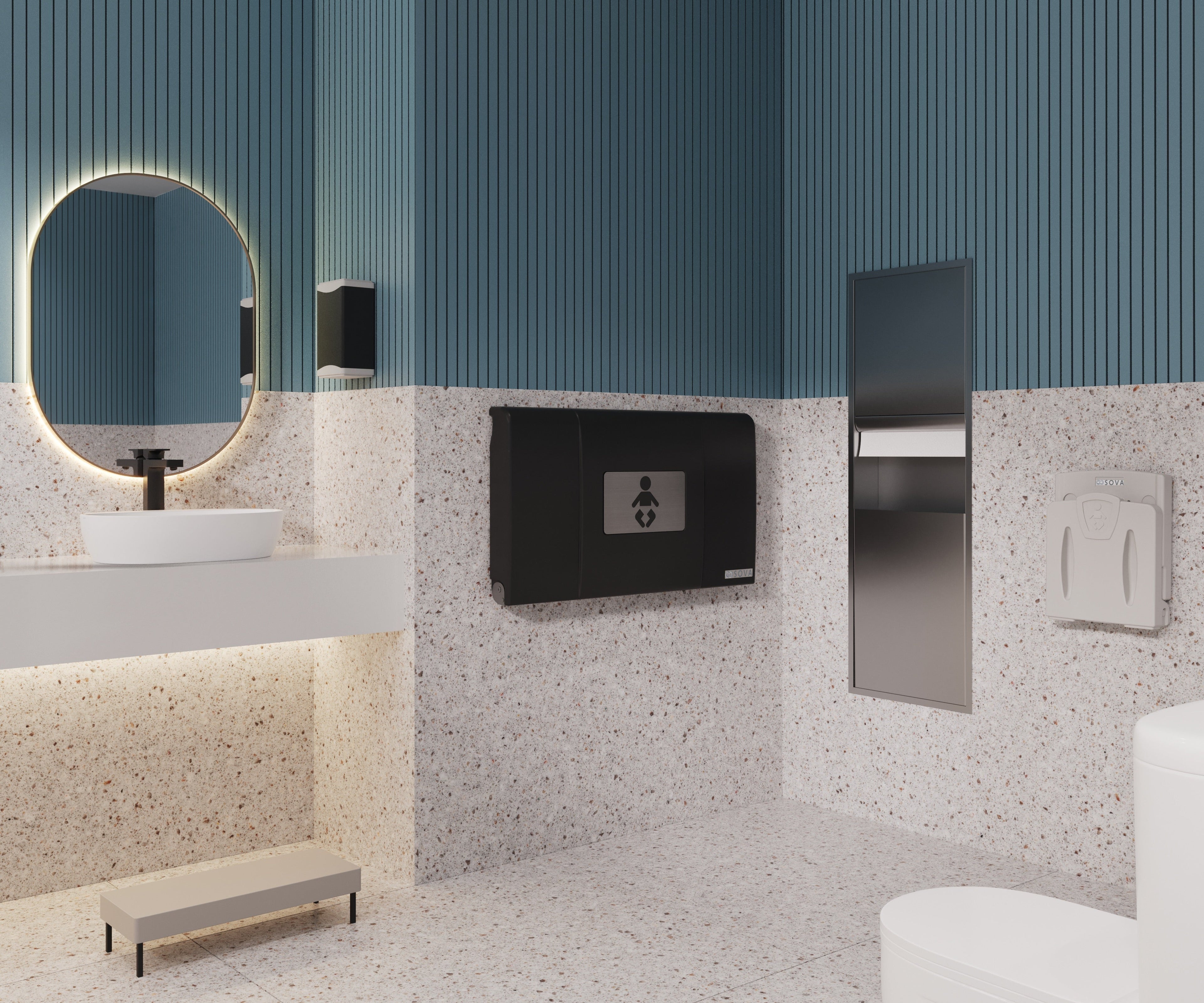 Polyethylene vs. Stainless Steel Baby Changing Stations: Choosing the Right Option for Your Public Restroom