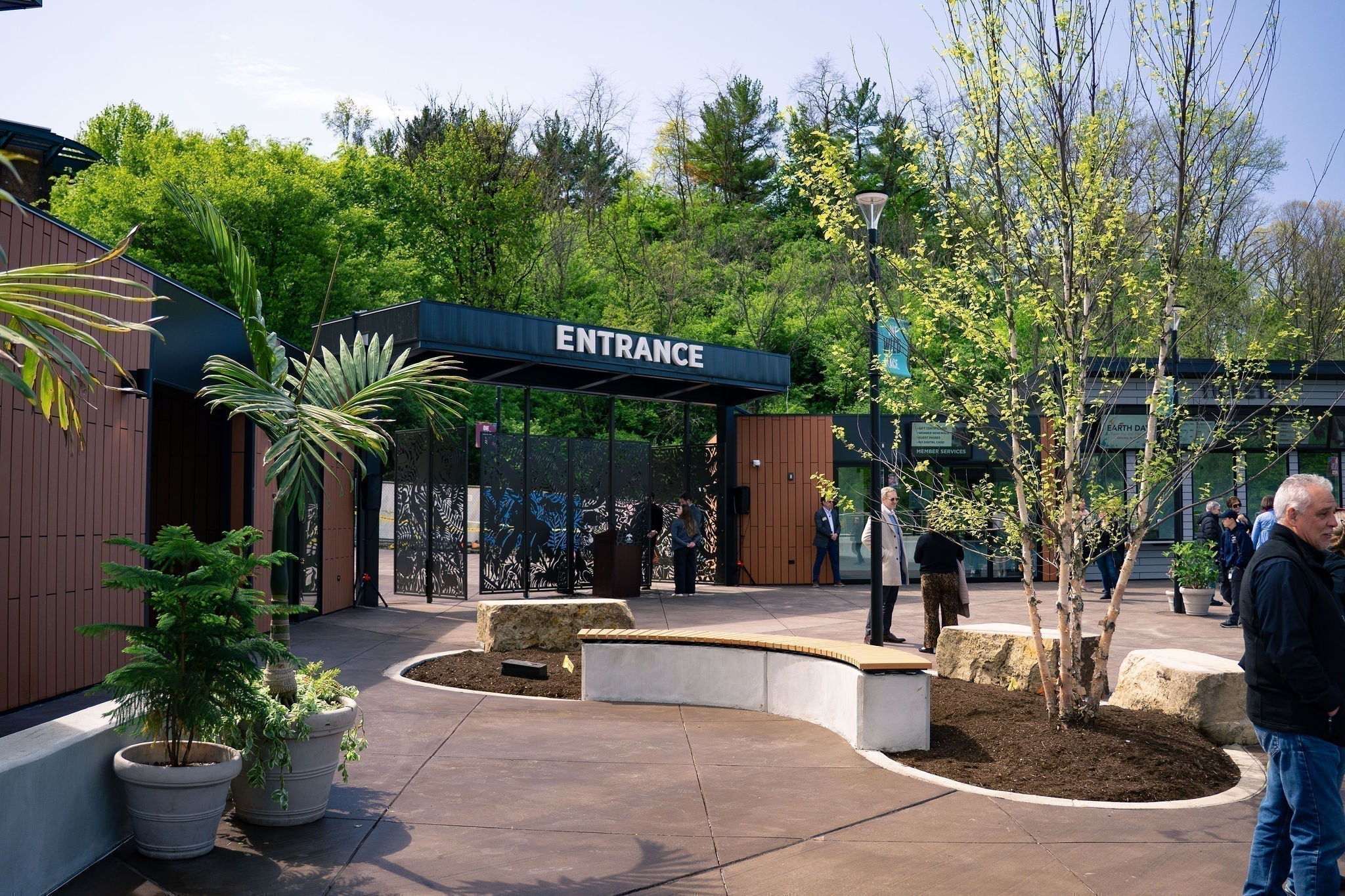 Brand new entrance to the Pittsburgh Zoo and Aquarium