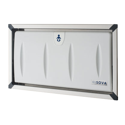 Stainless Steel Origin Horizontal Baby Changing station on white background