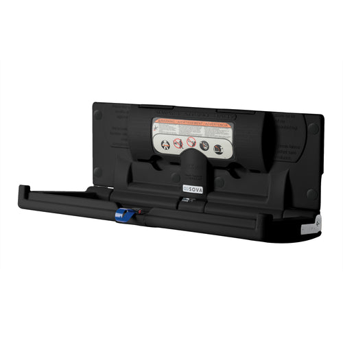 Origin Horizontal Baby Changing Station-Black_Open