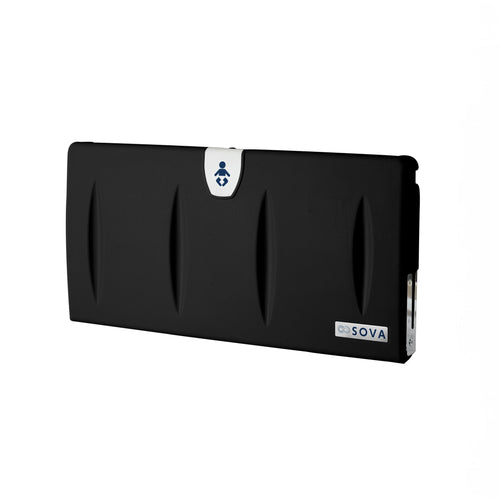 Origin Horizontal Baby Changing Station_Black_Closed