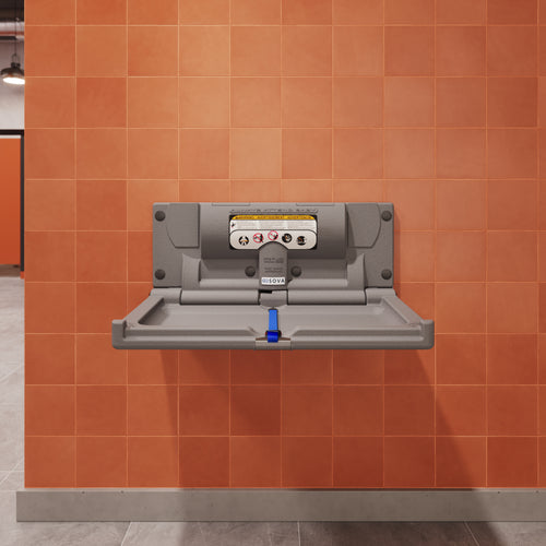 Sova Origin Baby Changing Station-Dark Gray Lifestyle_Open