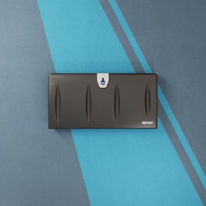 Origin Horizontal Baby Changing Station on a blue and gray background