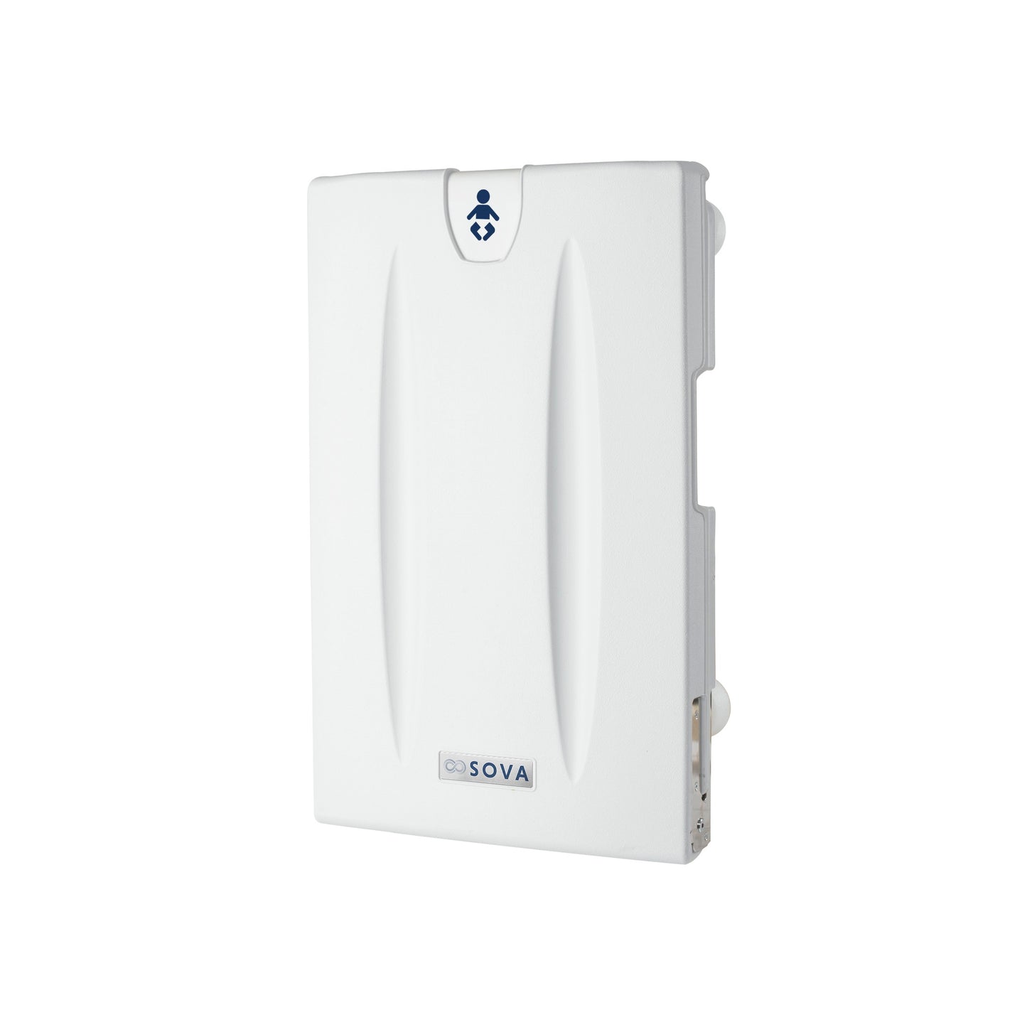 White Origin Vertical Baby Changing Station product shot