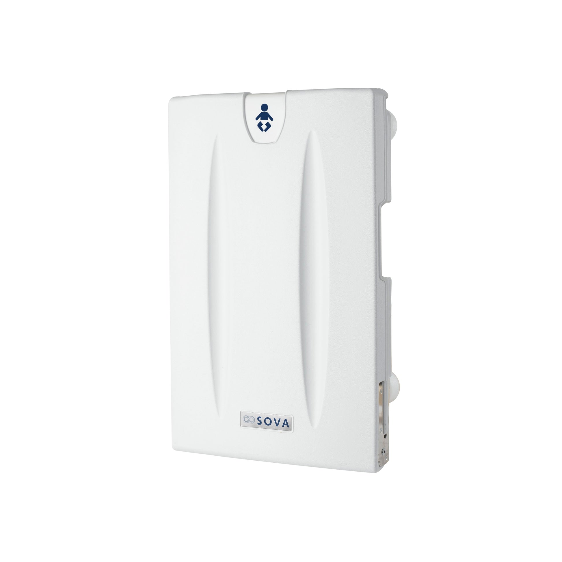 White Origin Vertical Baby Changing Station product shot