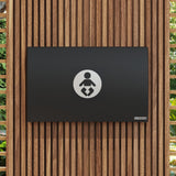Element XB Horizontal Baby Changing Station with Stainless Steel Backsplash