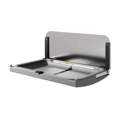 Element XB Horizontal Baby Changing Station with Stainless Steel Backsplash