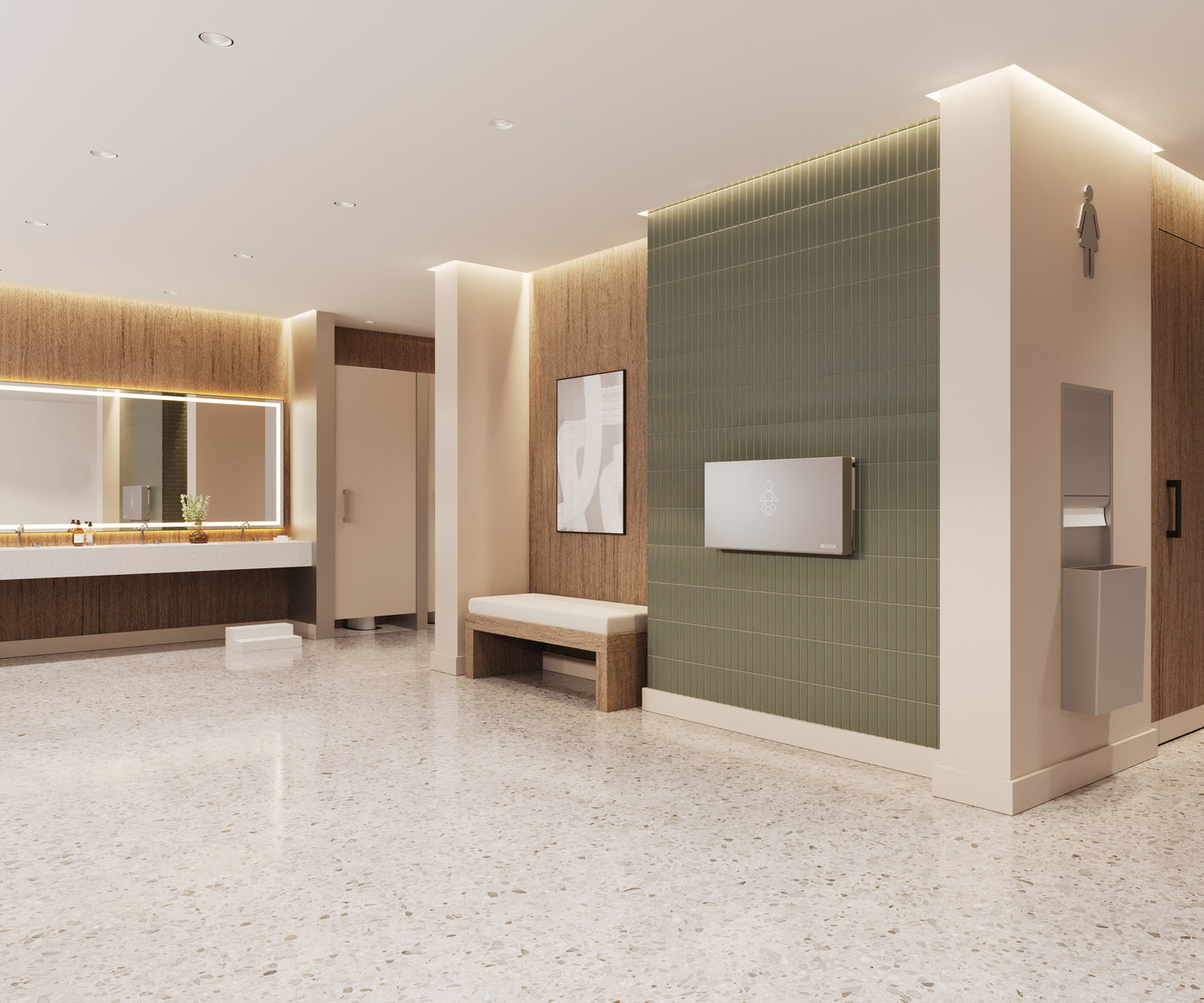 Aura Frameless Surface Mount w/Full Stainless Steel Wrap