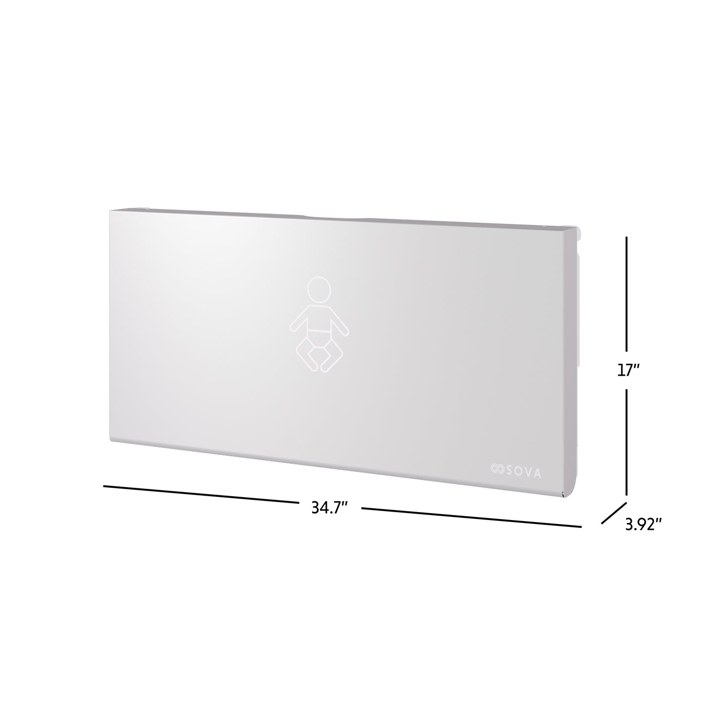 Aura Frameless Surface Mount w/Full Stainless Steel Wrap