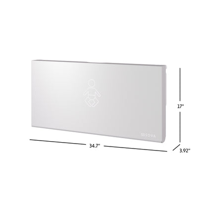 Aura Frameless Surface Mount w/Full Stainless Steel Wrap
