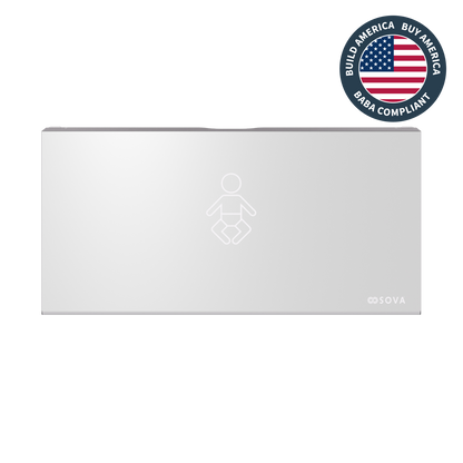 Aura Frameless Surface Mount - Stainless Steel