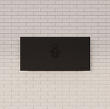 Aura Frameless Surface Mount - Matte Black Stainless Steel