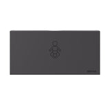 Aura Frameless Surface Mount Horizontal Baby Changing Station - Matte Black Stainless Steel