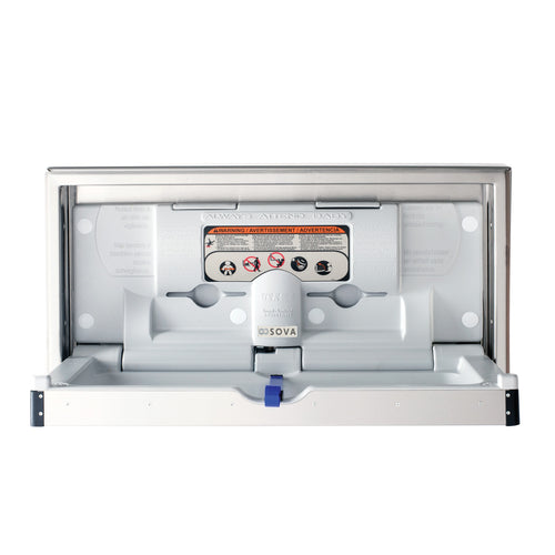 Vantage Stainless Steel Baby Changing Station - Open