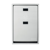 Stainless Steel Summit Vertical Baby Changing Station front on a white background