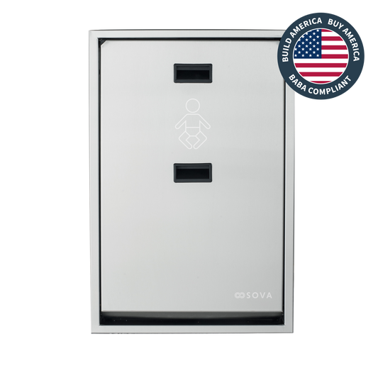 Summit Stainless Steel Vertical Baby Changing Station