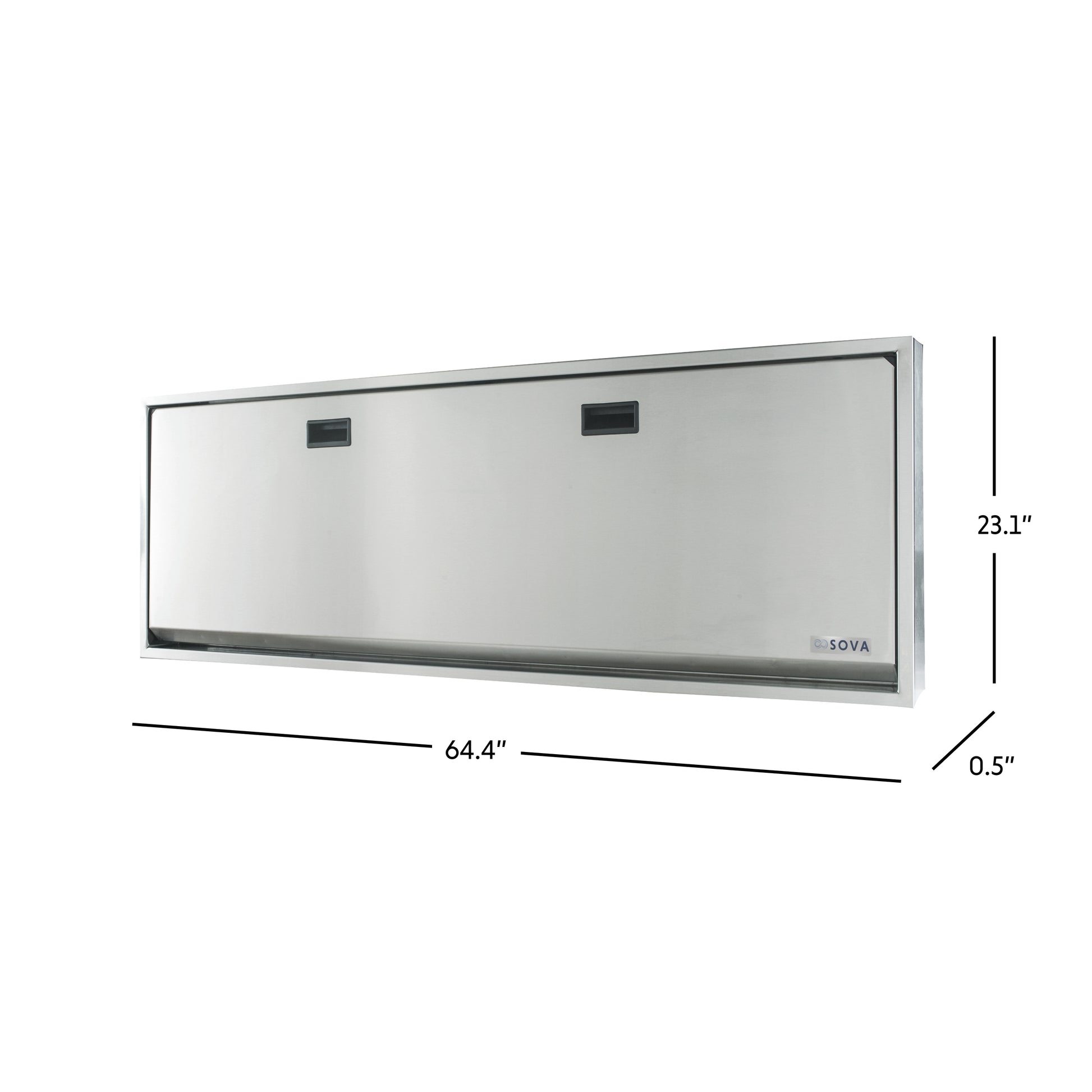 Solace Extended Changing Table dimensions closed