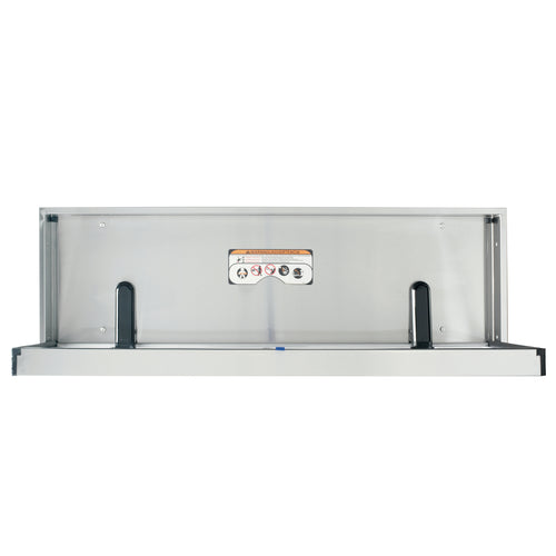 Sova Solace Stainless Steel Extended Length Changing Table-Open