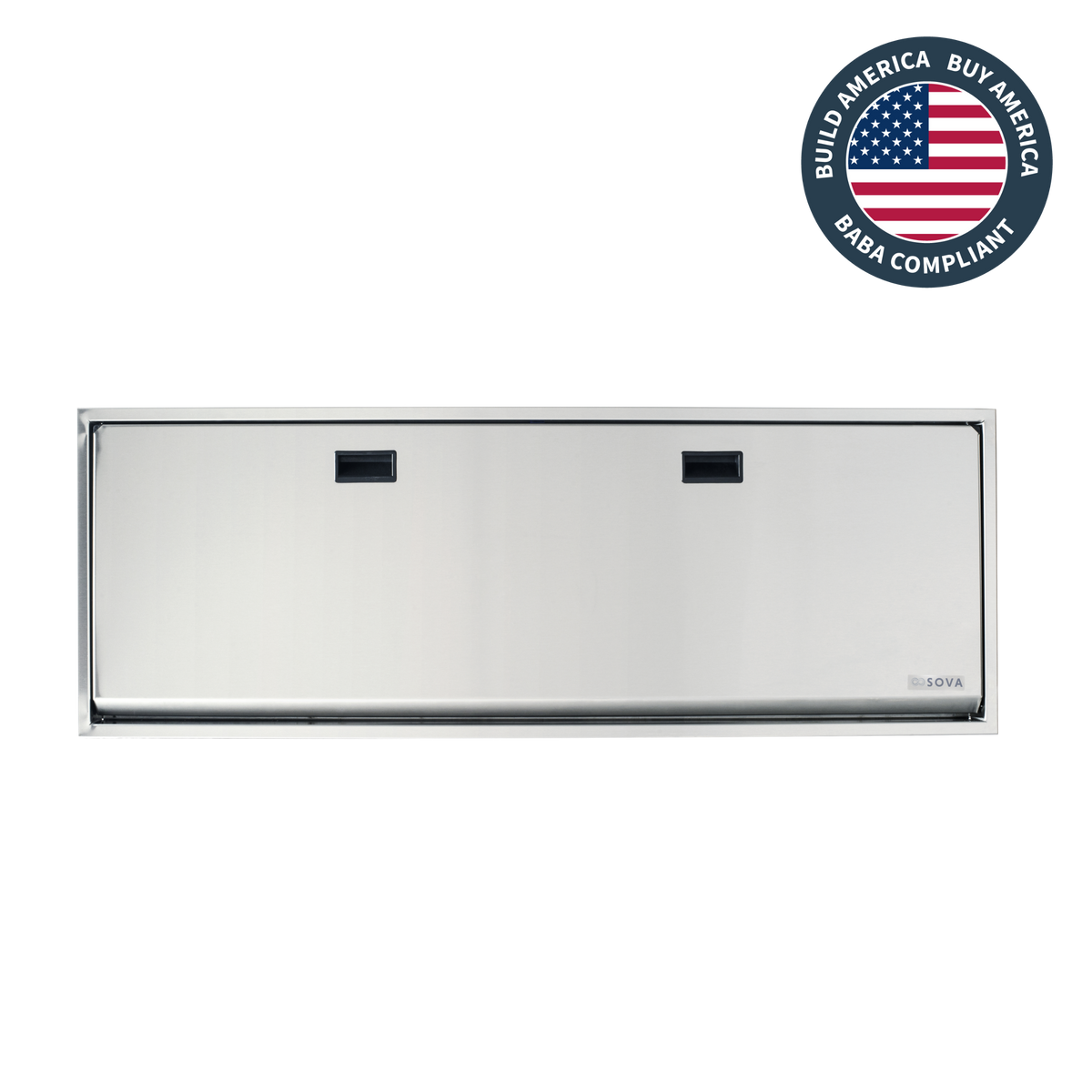 Solace Extended Length Special Needs Stainless Steel Changing Station