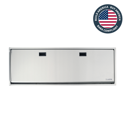 Solace Extended Length Special Needs Stainless Steel Changing Station