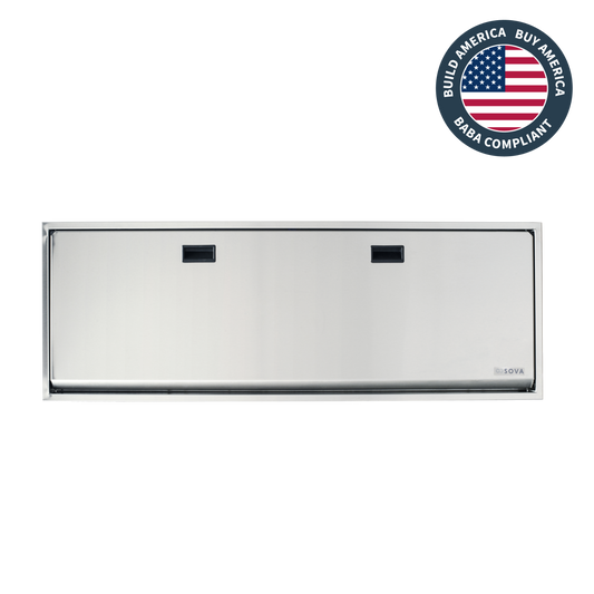 Solace Extended Length Special Needs Stainless Steel Changing Station