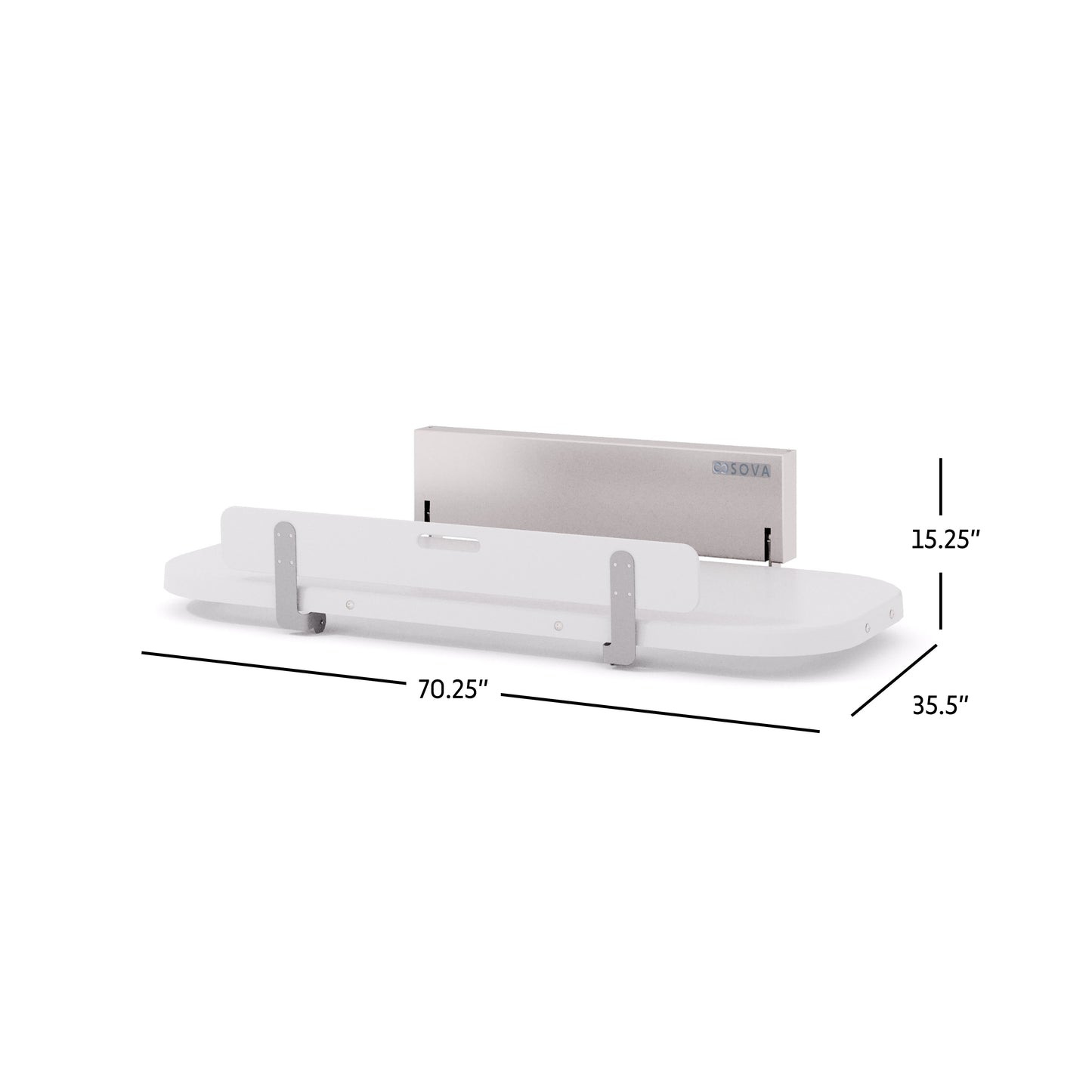 Attend Adult Changing Table dimensions open