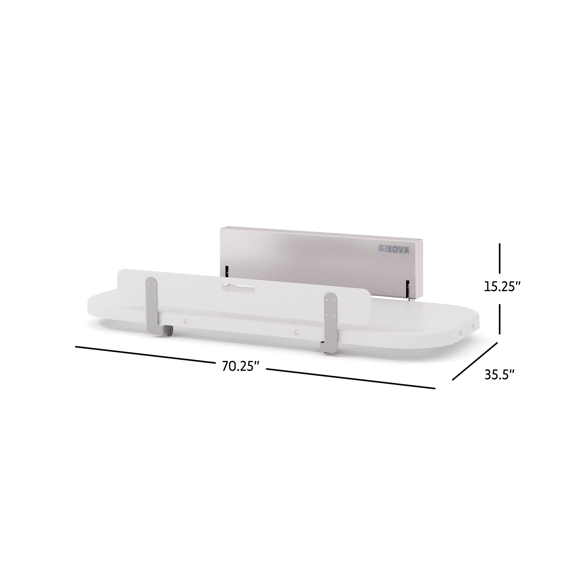 Attend Adult Changing Table dimensions open