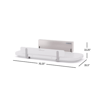 Attend Adult Changing Table dimensions open
