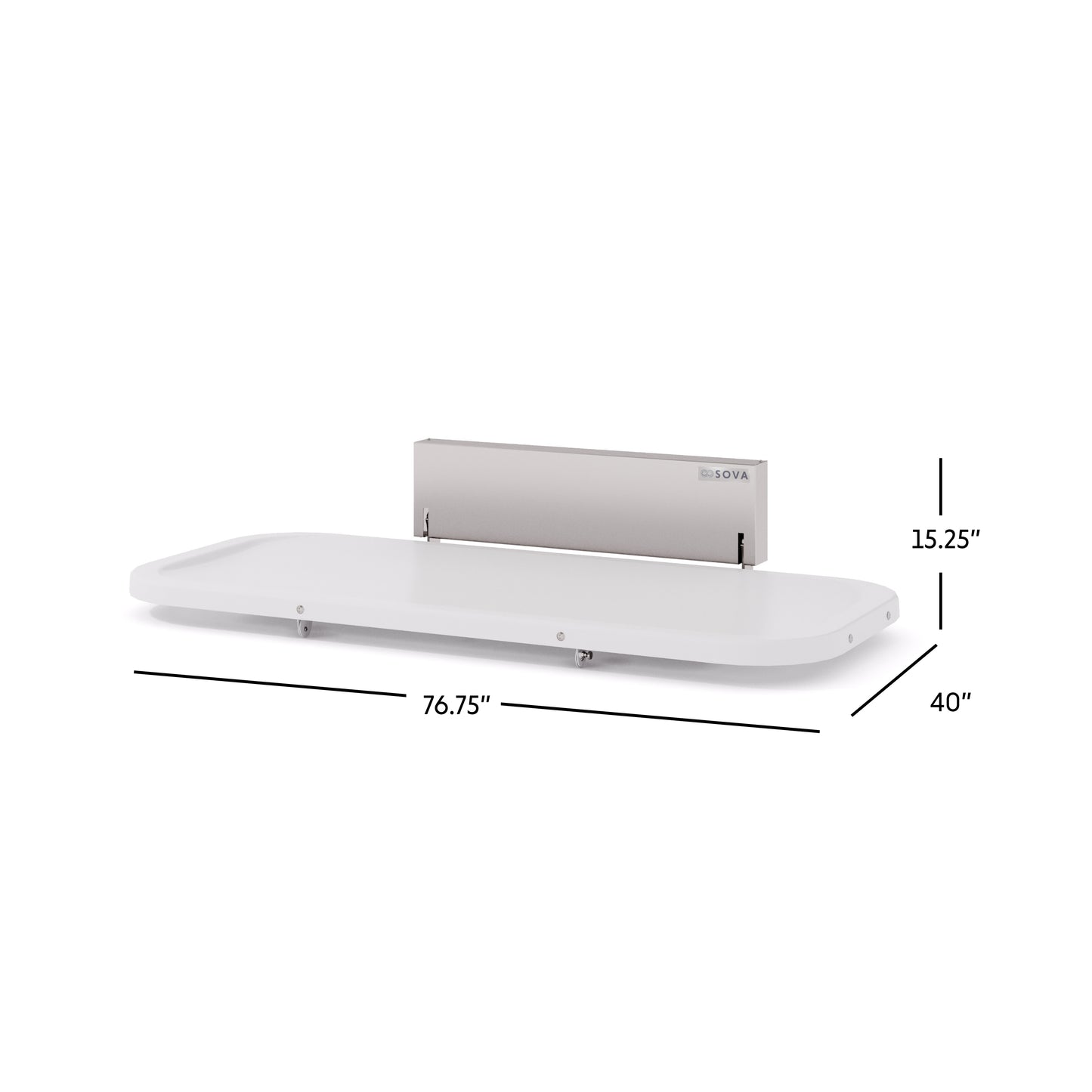 Attend Adult Changing Table mounted open