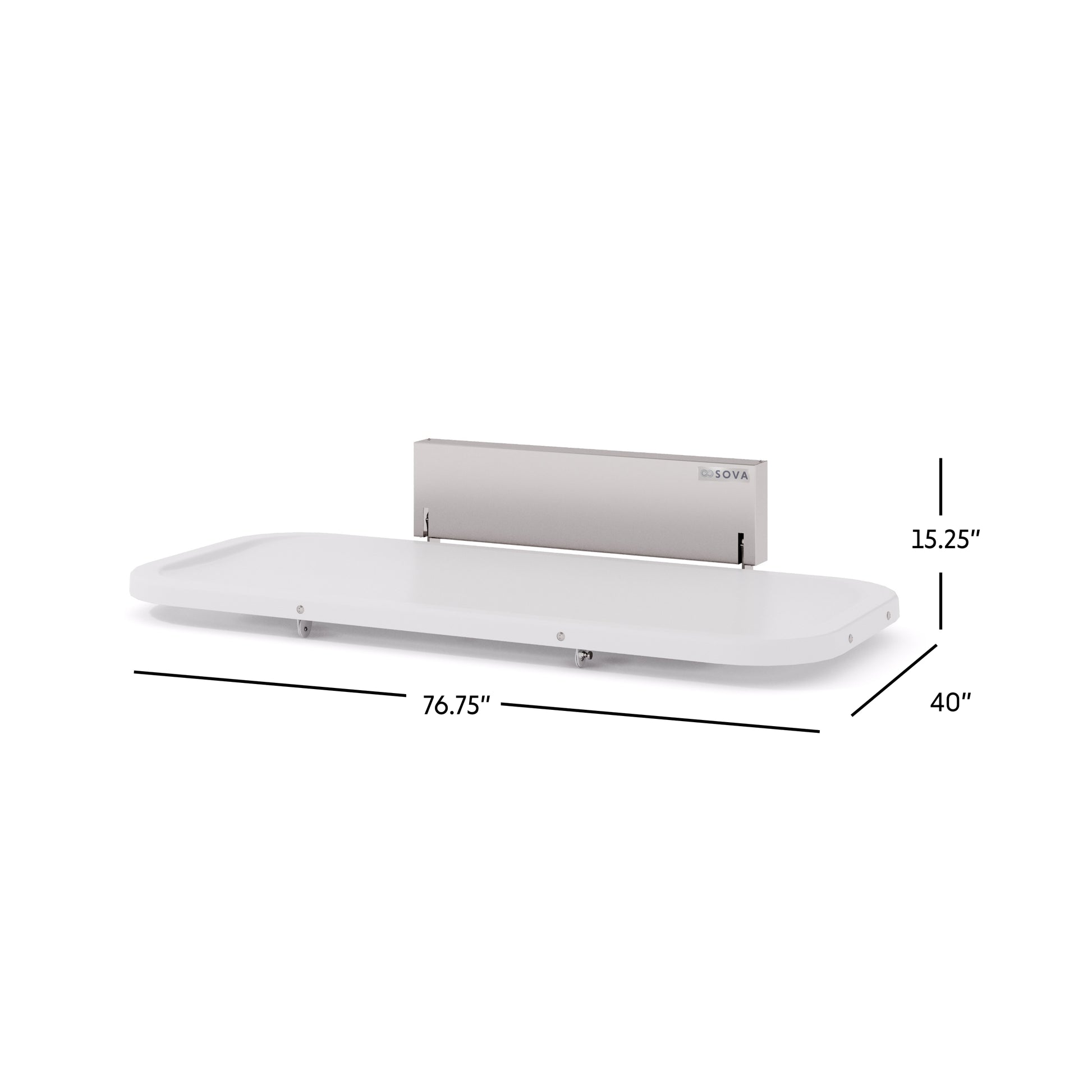 Attend Adult Changing Table mounted open