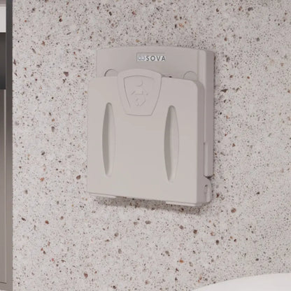 Sova Toddler wall-mounted seat on marble wall