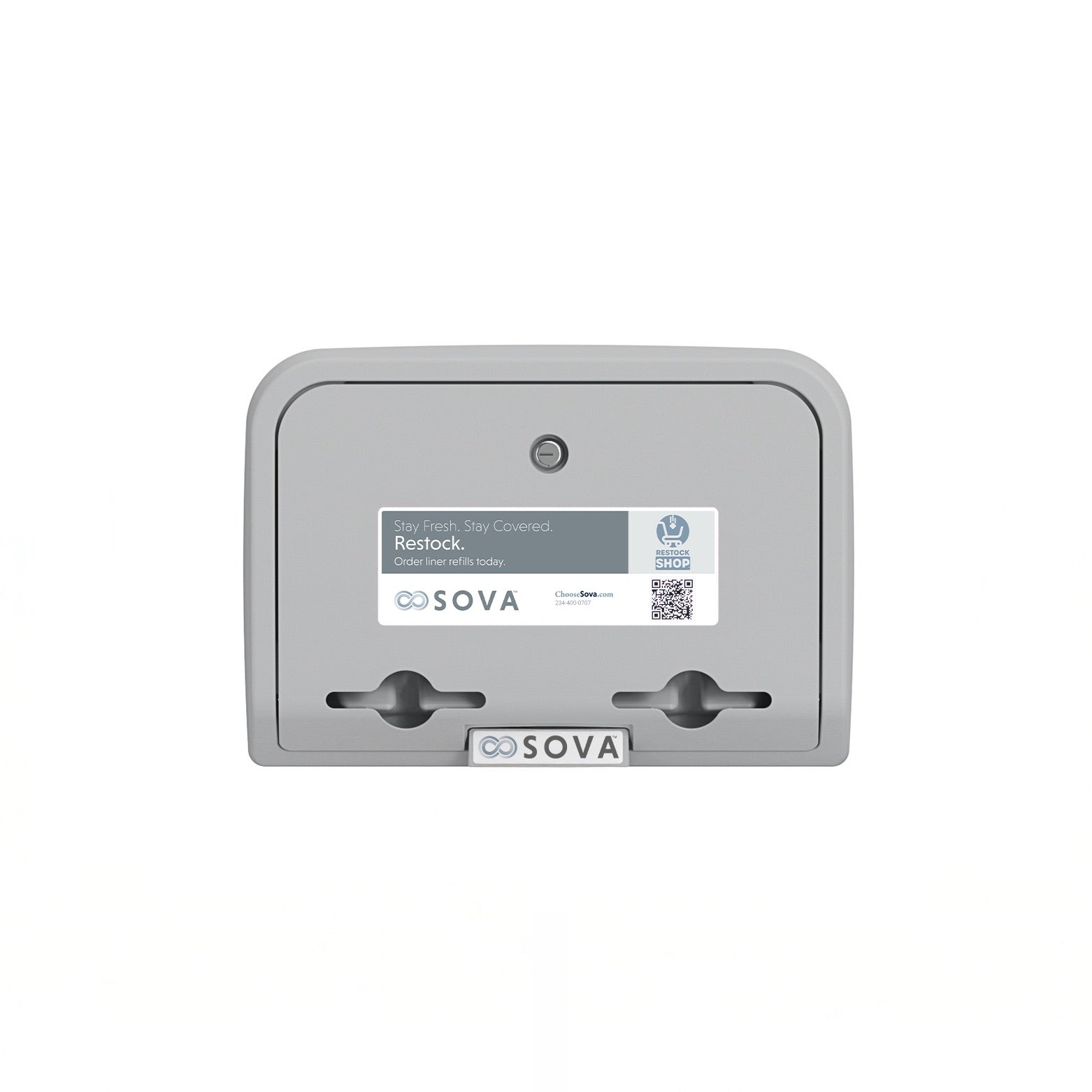 Grey Sova Liner Dispenser on white background