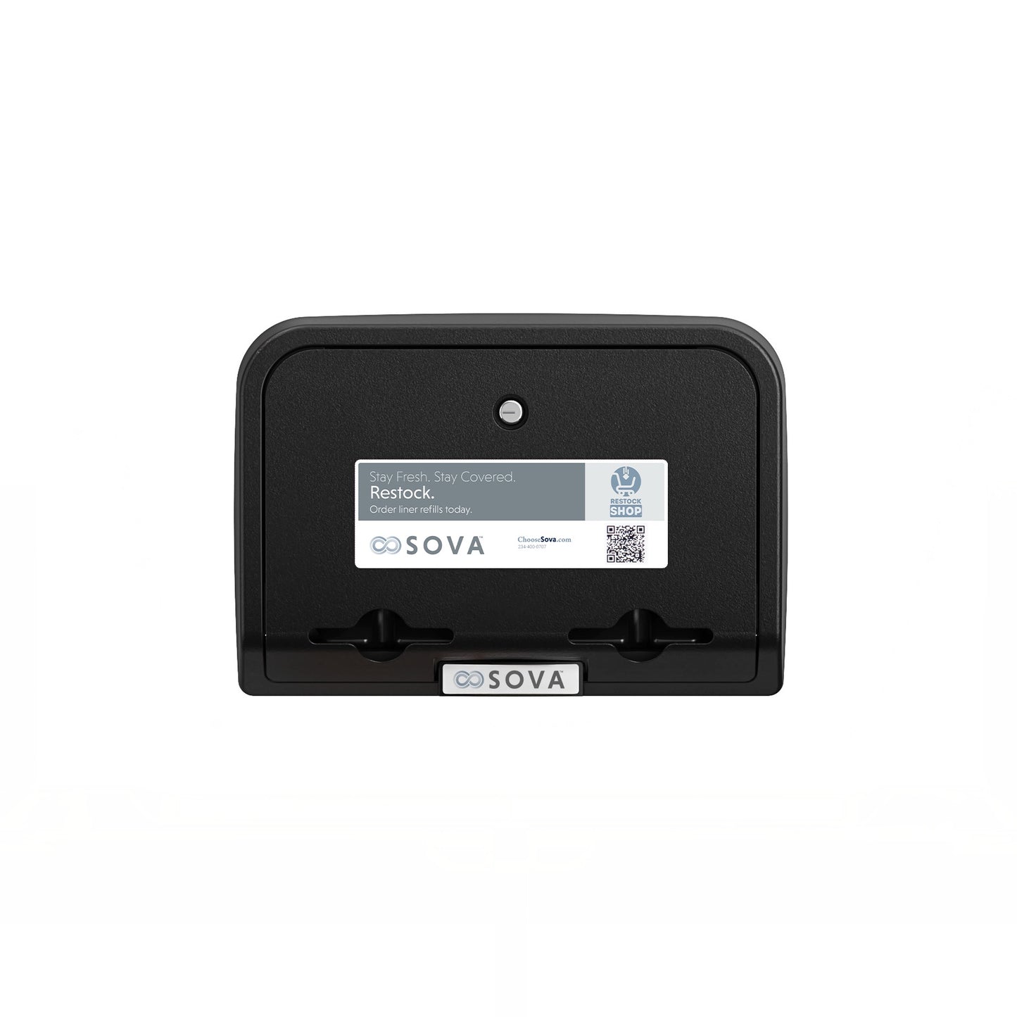 Black Sova Liner Dispenser on white background