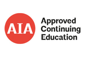 AIA Approved Continuing Education logo on a white background