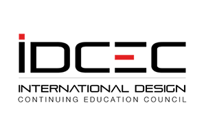 Logo of the International Design Continuing Education Council on a white background