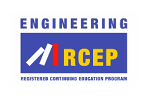 Logo for Engineering RCEP Registered Continuing Education Program on a white background